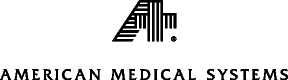 (AMERICAN MEDICAL SYSTEMS LOGO)